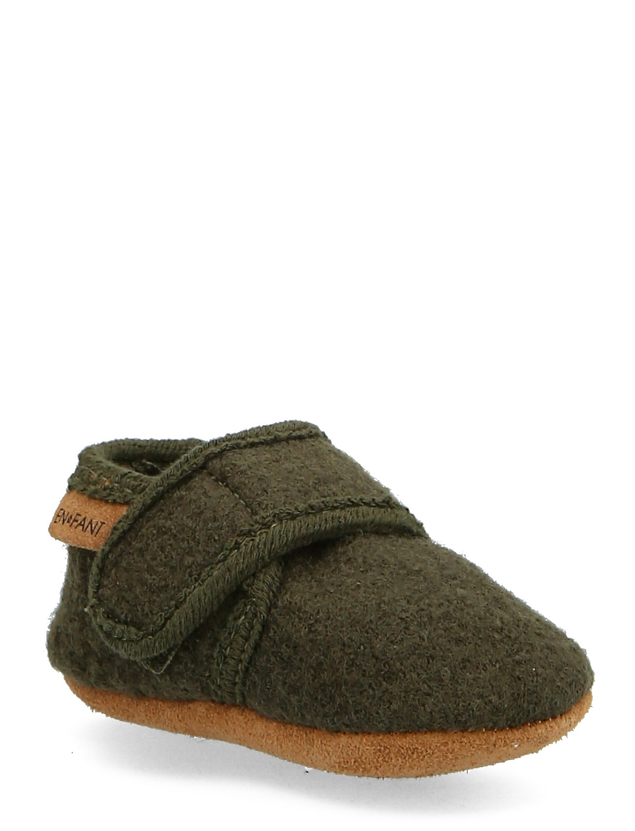 En Fant Baby Wool Slippers, 21-22, Green, Sko > Tøfler Og Indendørssko, Børn