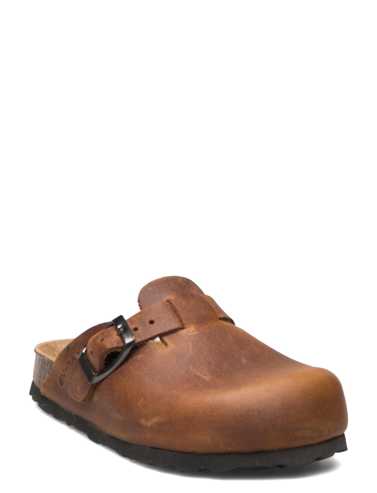 Clogs Nubuck Leather Slippers Hjemmesko Brown En Fant