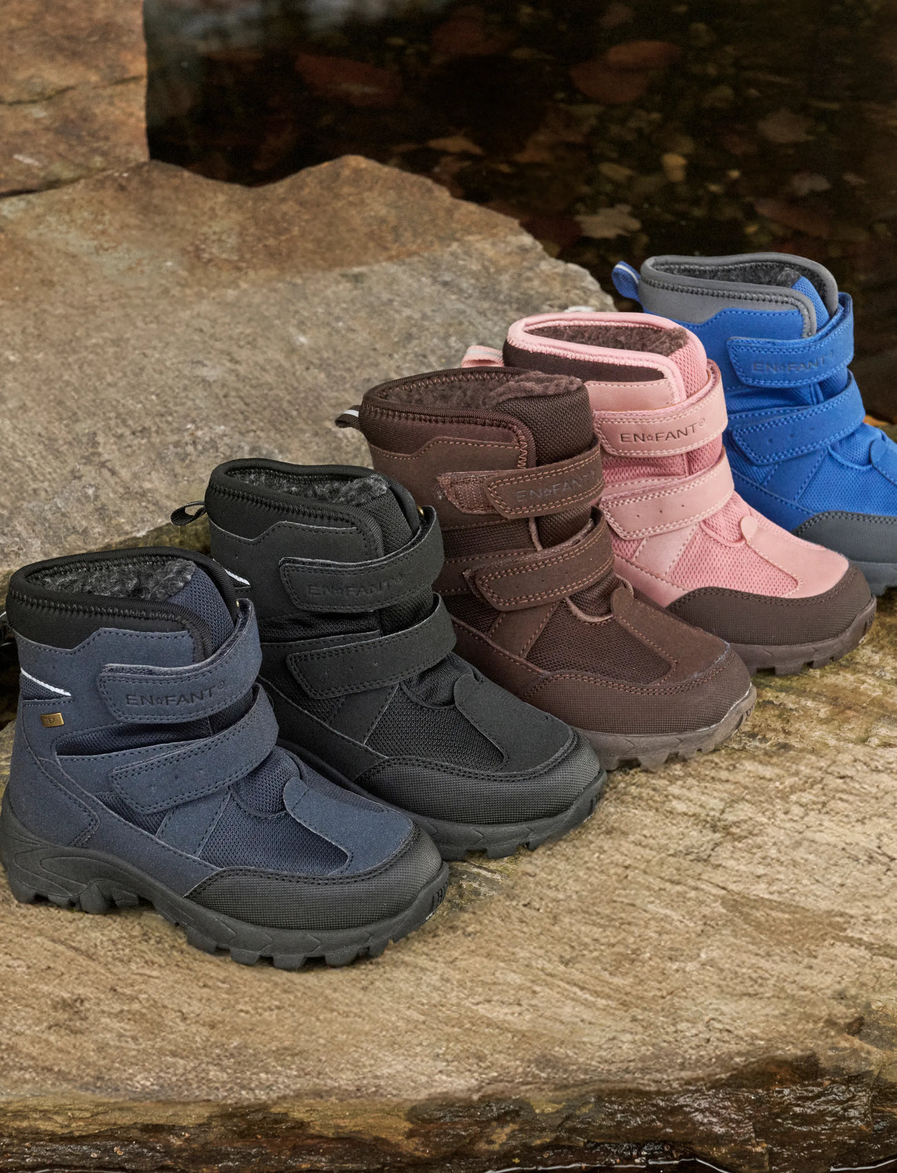 En Fant Boots Velcro Tex, 30, Navy, Vinterstøvler > Vinterstøvler M. Velcro, Børn