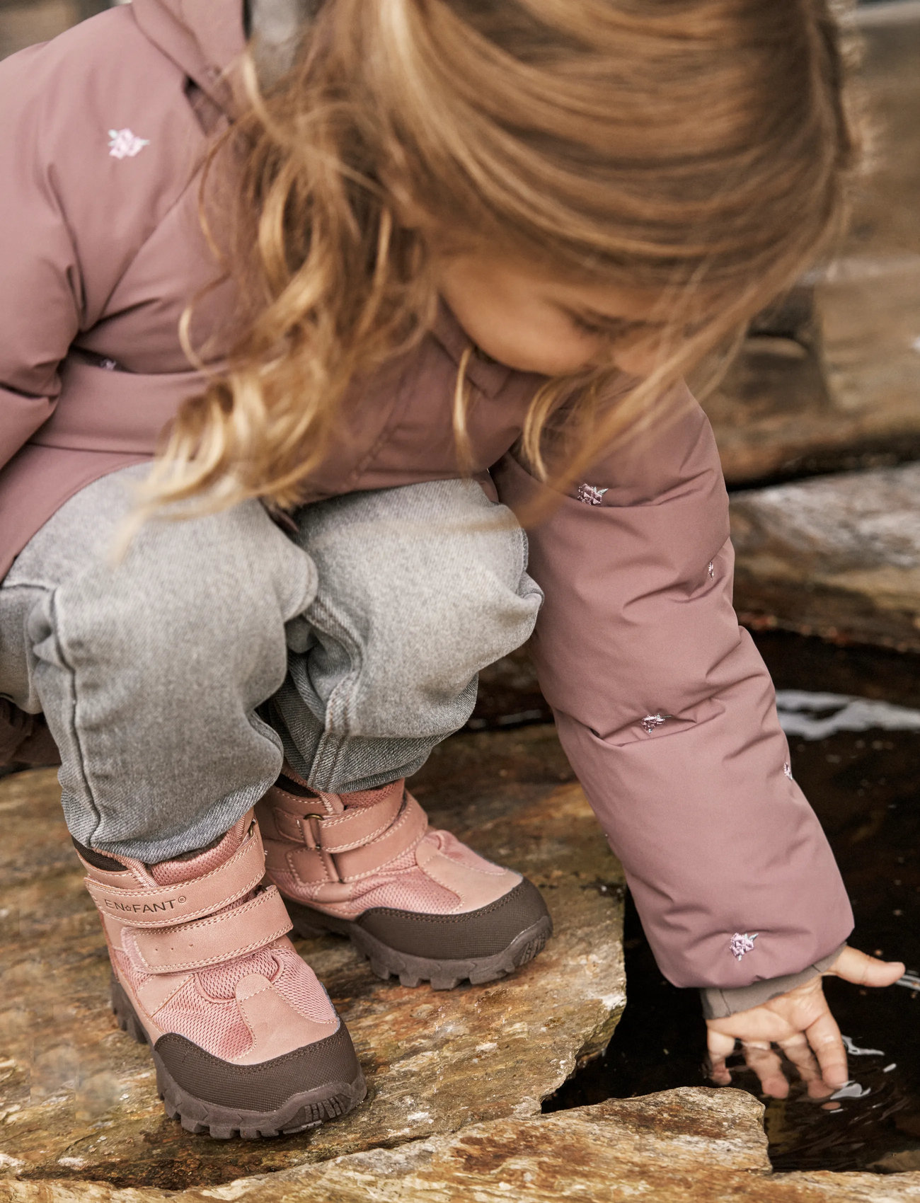 En Fant Boots Velcro Tex, 25, Pink, Vinterstøvler > Vinterstøvler M. Velcro, Børn