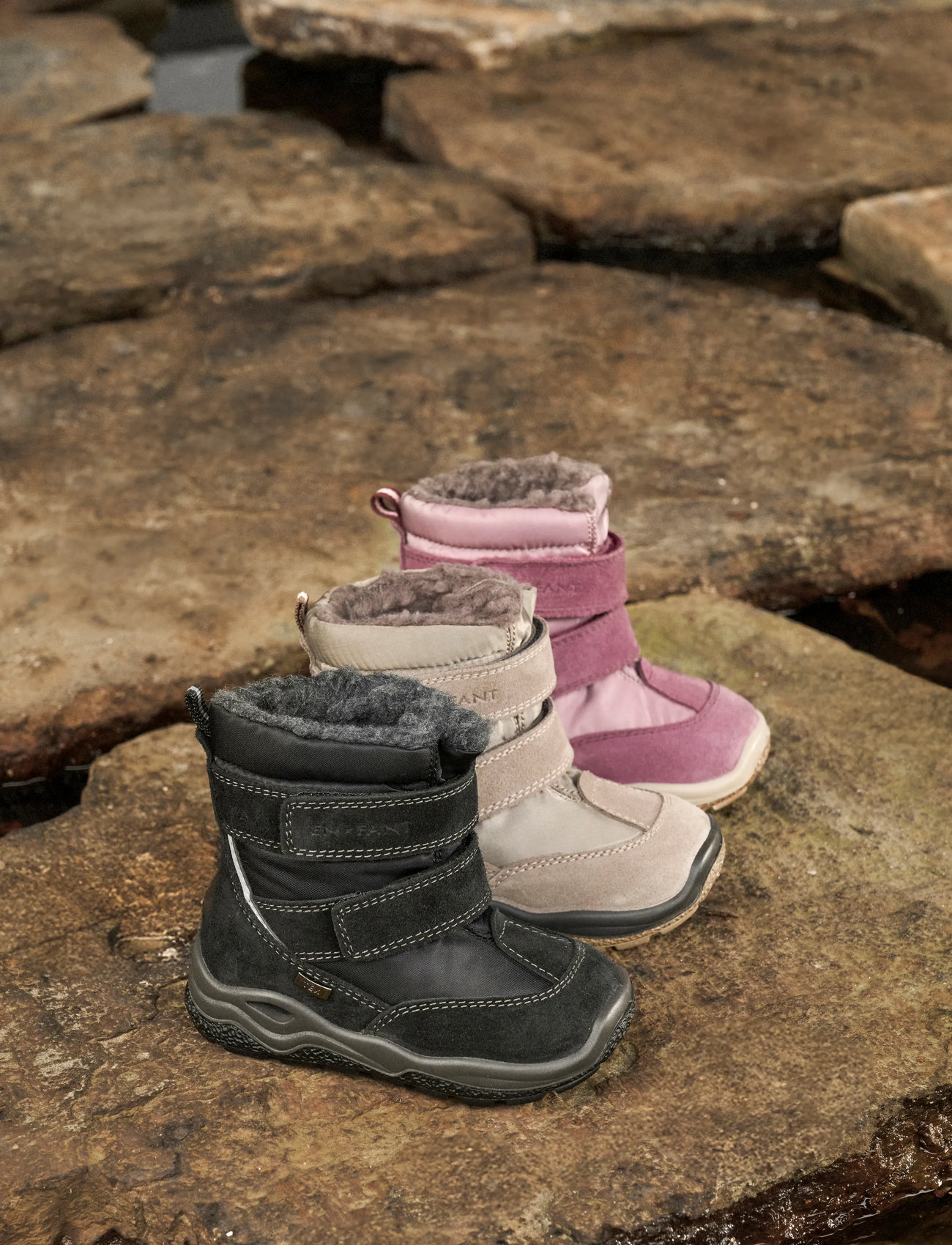 En Fant Boots Lightweight Tex Velcro, 25, Grey, Vinterstøvler > Vinterstøvler M. Velcro, Børn