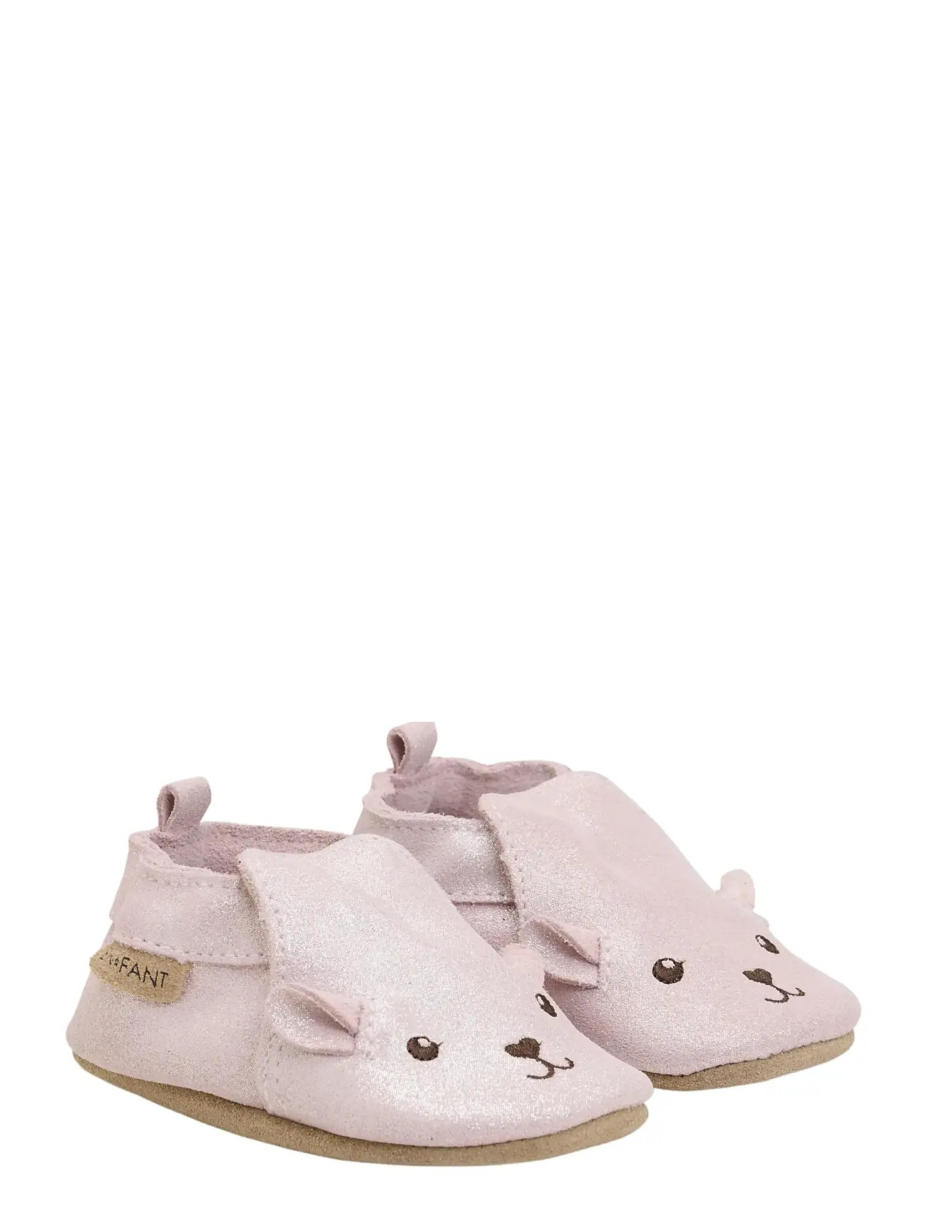 En Fant Slippers Suede Animal, 24, Pink, Sko > Tøfler Og Indendørssko, Børn