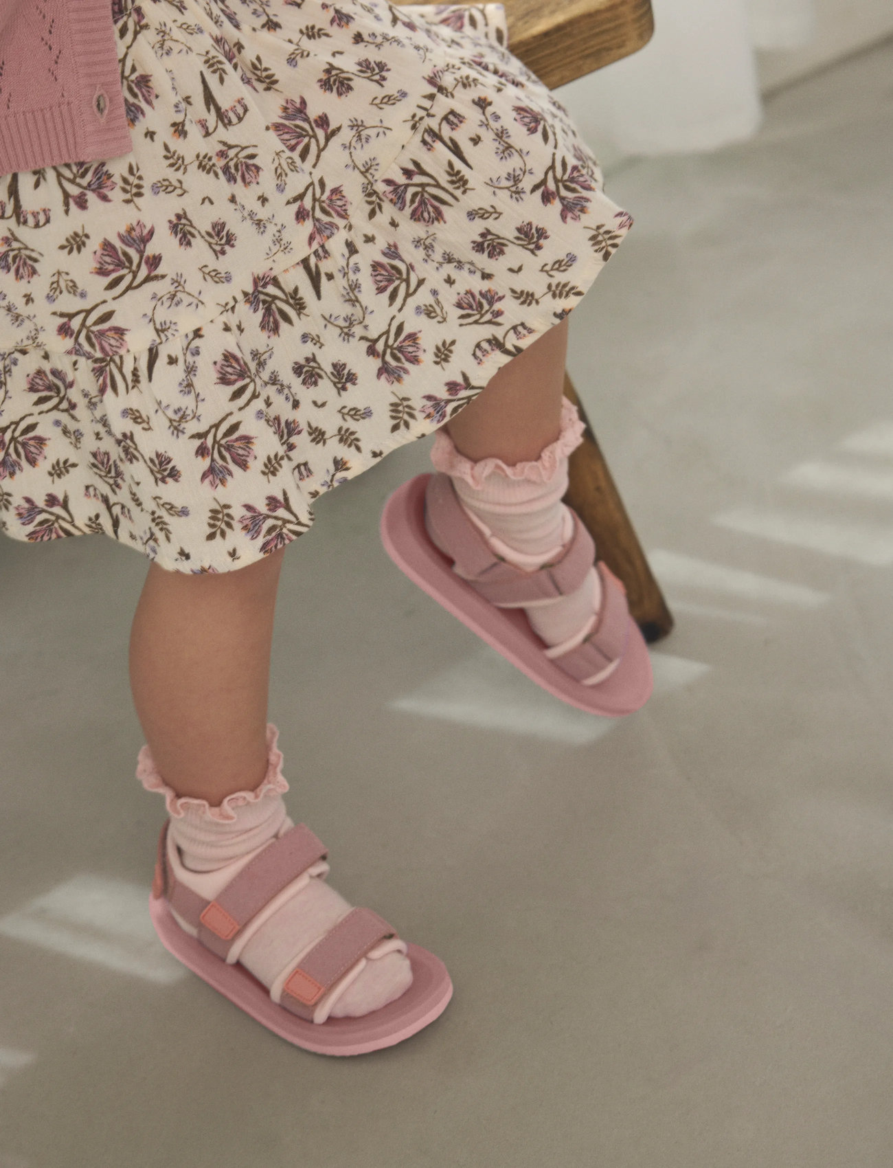 En Fant Sandal Velcro, 33, Pink, Sommersko > Sandaler, Børn
