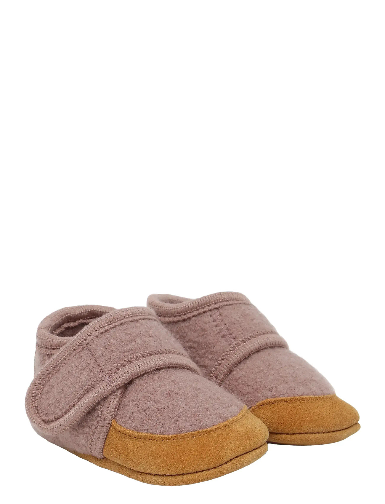 En Fant Wool Slippers W. Suede, 21 , Pink, Sko > Tøfler Og Indendørssko, Børn