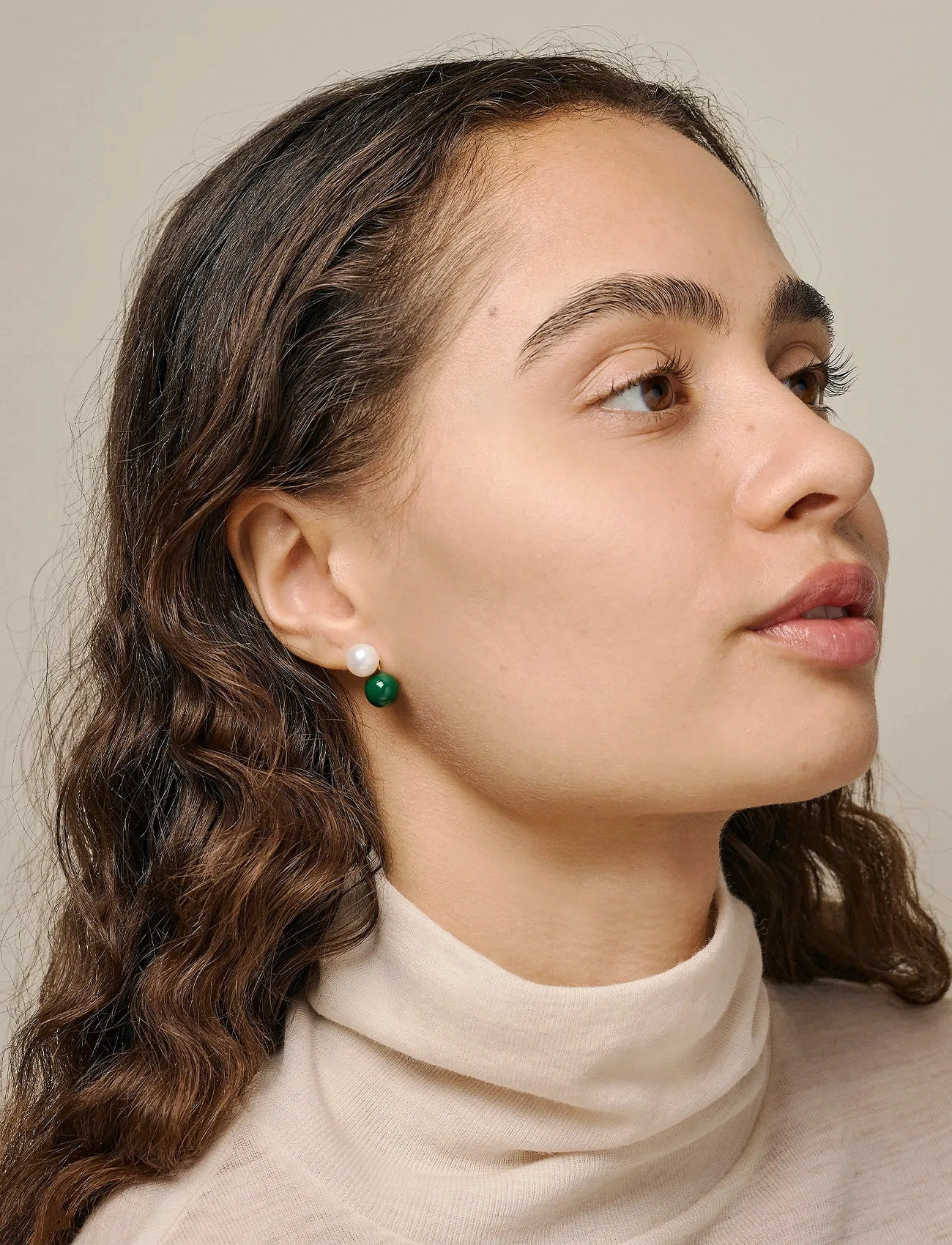 Enamel Copenhagen Earrings, Columba, One Size, Multi/patterned, Øreringe > Ørestikker, Dame