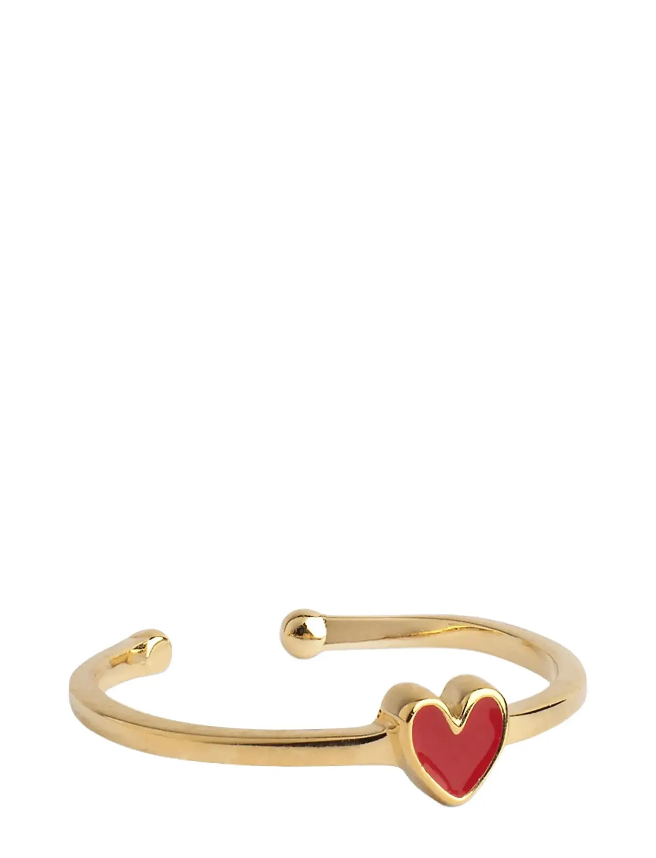 ENAMEL COPENHAGEN Ring, Amore Rot - ADJUSTABLE 48-52 - Damen