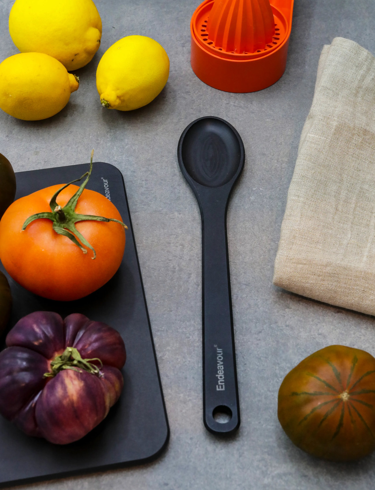 Endeavour Endeavour Pot Spoon 1 Small Mixing Spoon, 28X 5.3X 0.9 cm, Black, Køkkenredskaber > Skeer Og Øser, Unisex