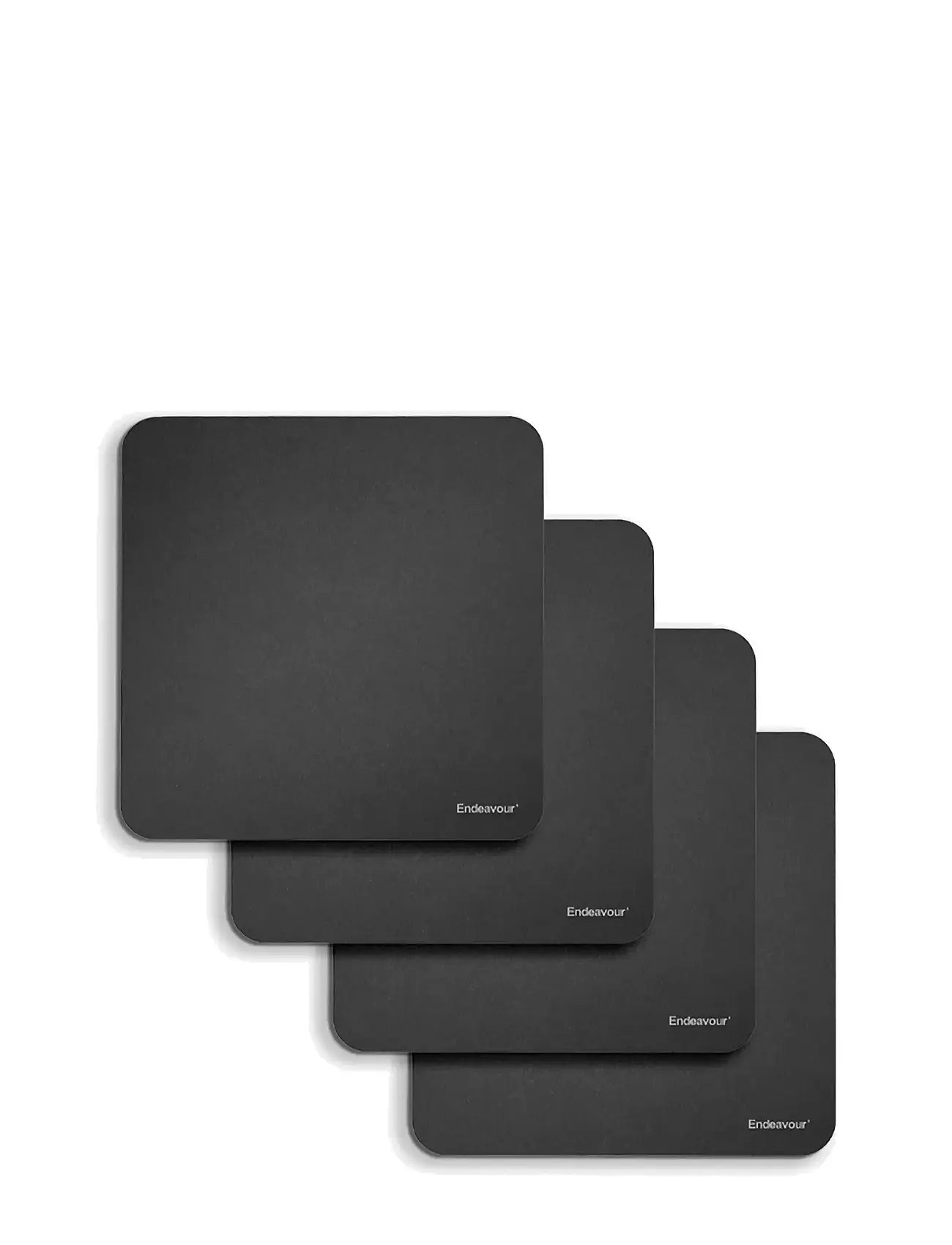 ENDEAVOUR Bread & Butter Board Schwarz 14X14 Cm Schwarz - 12X 12X 0.5CM - Unisex