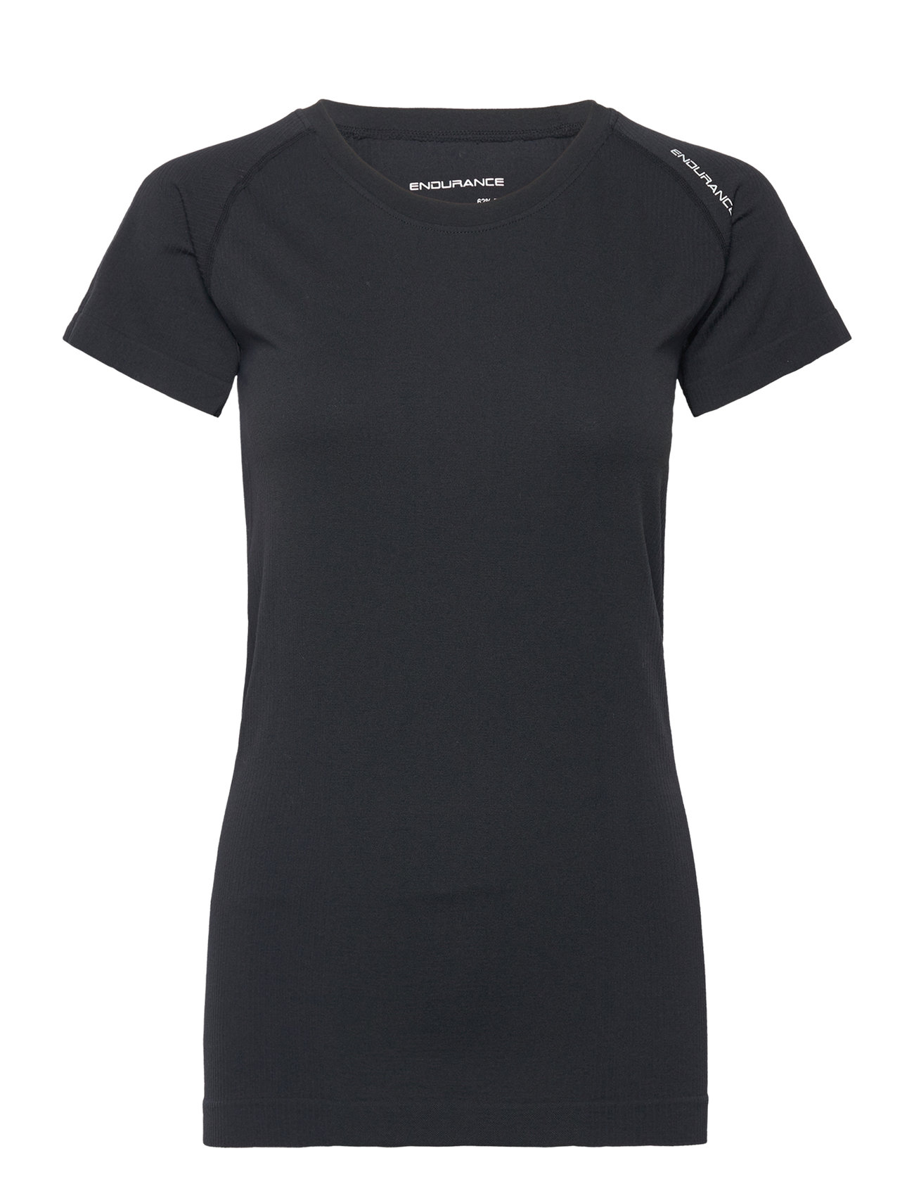 ENDURANCE Halen W Seamless S/S Tee Schwarz - S/M - Damen