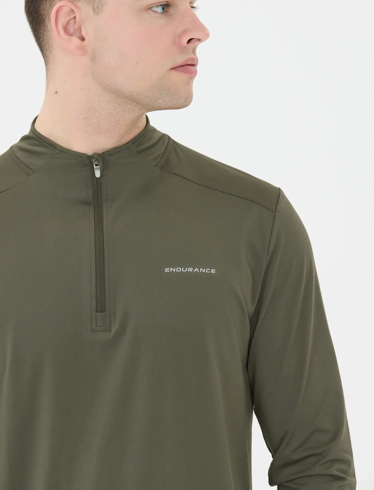 Endurance Armin M Midlayer, S, Green, Sport Clothing > Sport Fleeces & Midlayers, Herre