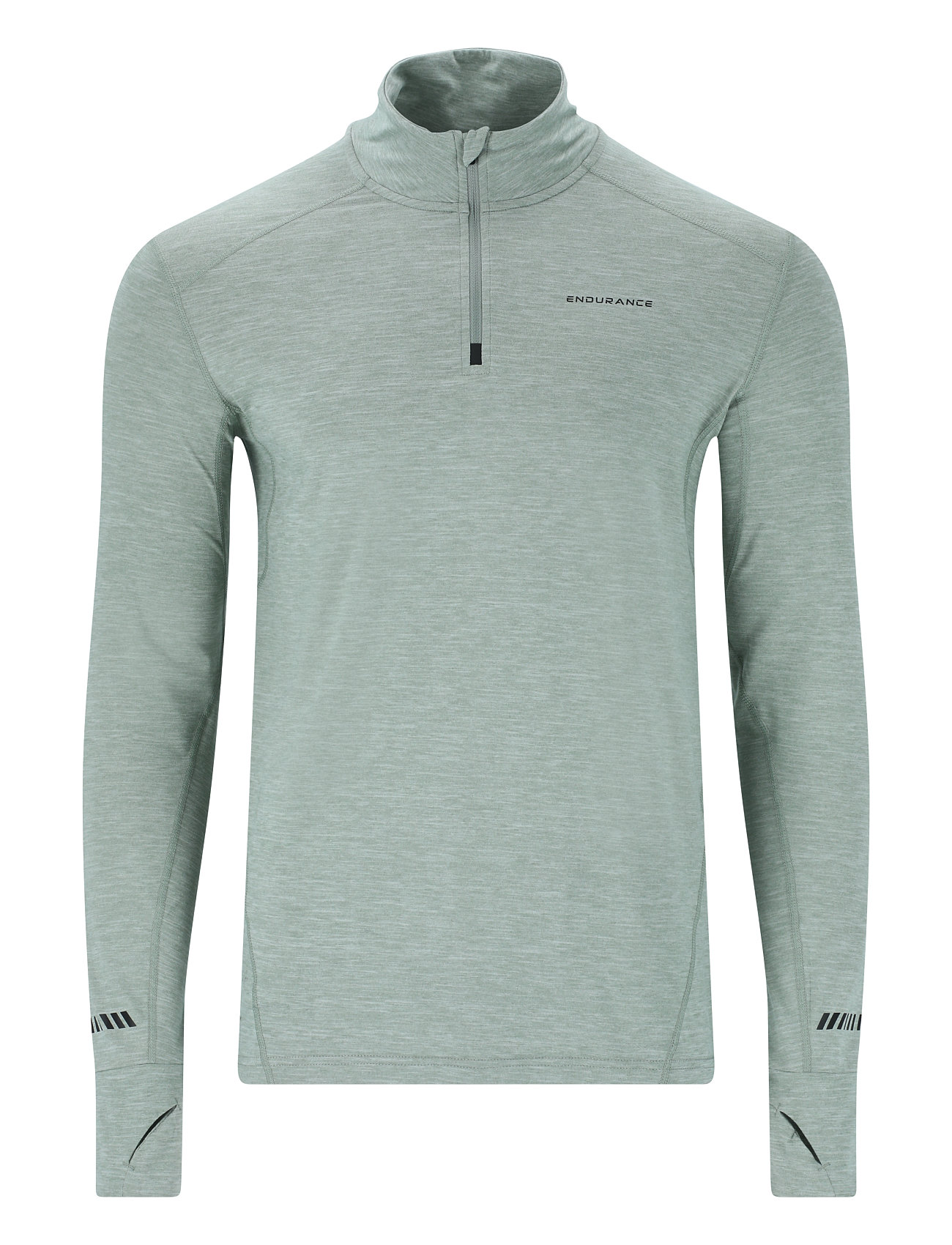 ENDURANCE Tune V2 M Melange Midlayer Grün - S - Herren