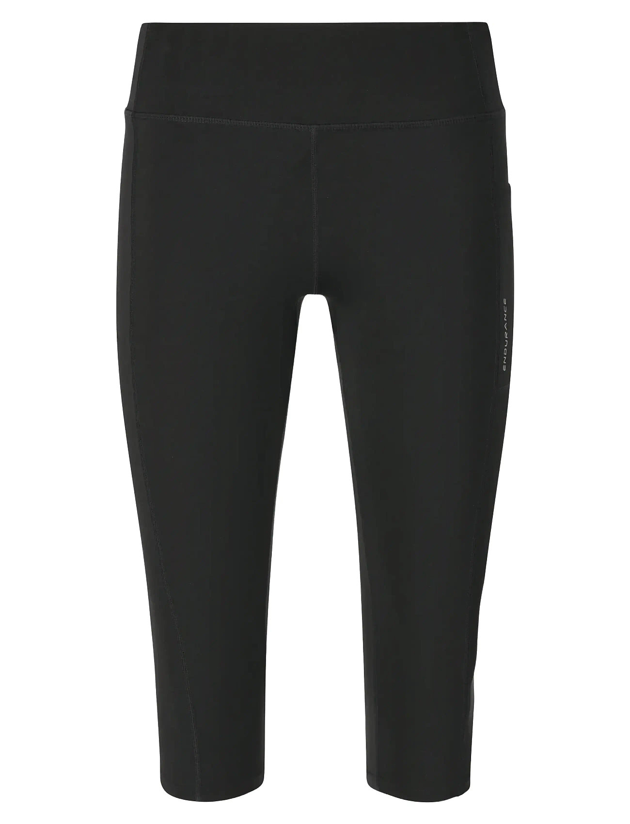 ENDURANCE Strong W 3/4 Run Strumpfhose Schwarz - 40 - Damen