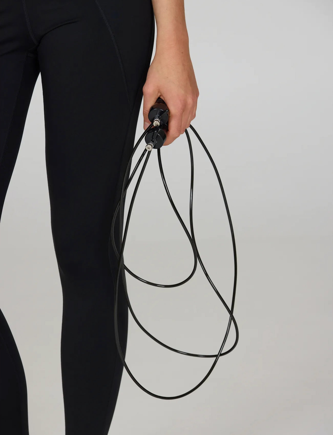 Endurance Cable Jump Rope, One Size, Black, Træningsudstyr > Sjippetove, Dame