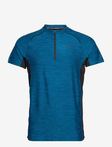 Danny M Melange Cycling/MTB S/S Tee - treniruočių marškinėliai - blue