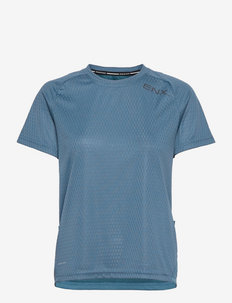 Jannie W Cycling/MTB S/S Tee - t-shirts - slate blue