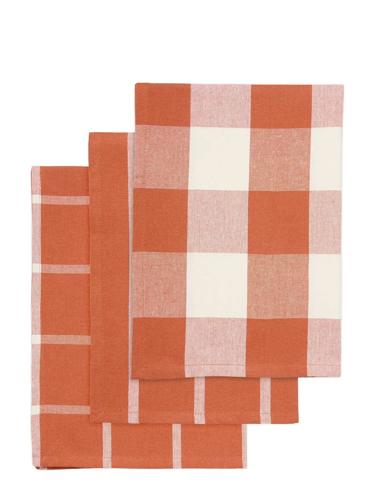ENGHOLM TEXTILES Tea Handtücher Recycle Orange - 50X 70CM - Unisex
