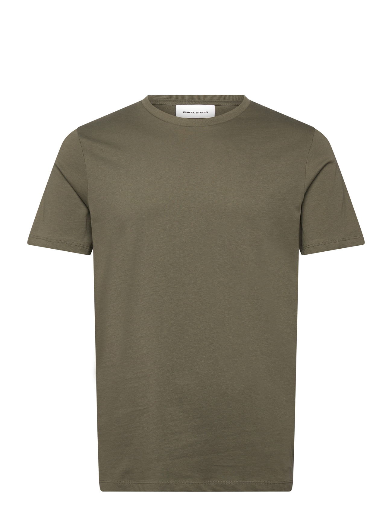 ENKEL STUDIO Basic O-Neck Tee S/S Grün - XXXL - Herren
