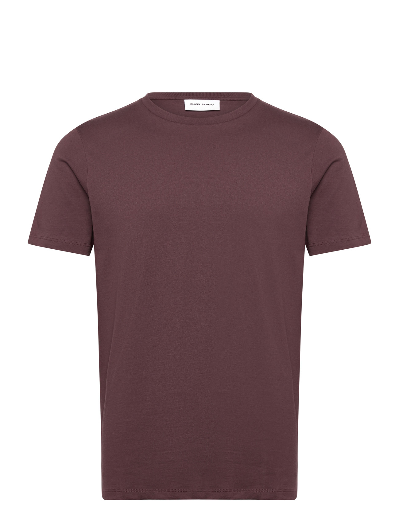 ENKEL STUDIO Basic O-Neck Tee S/S Braun - XXL - Herren