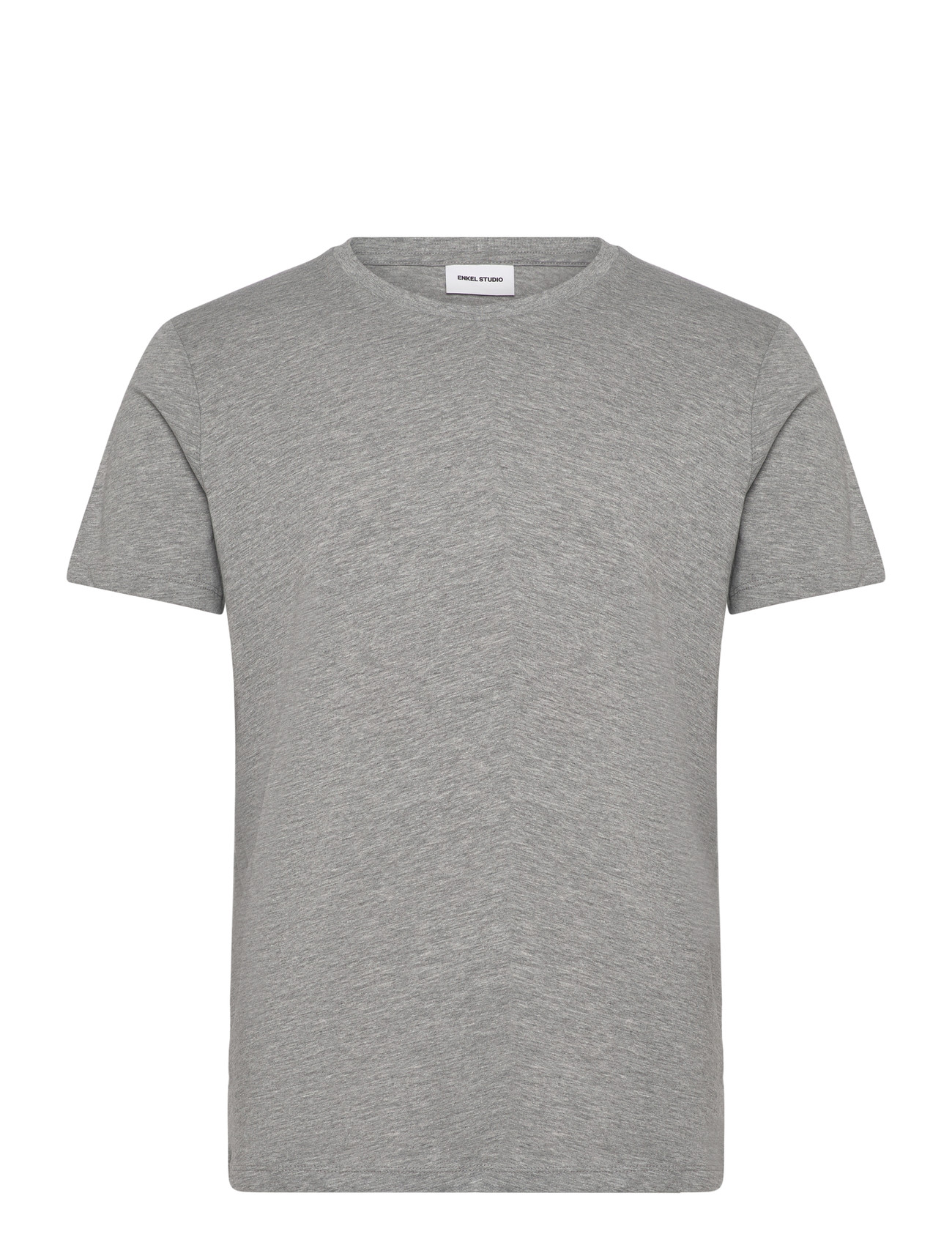 ENKEL STUDIO Basic O-Neck Tee S/S Grau - S - Herren