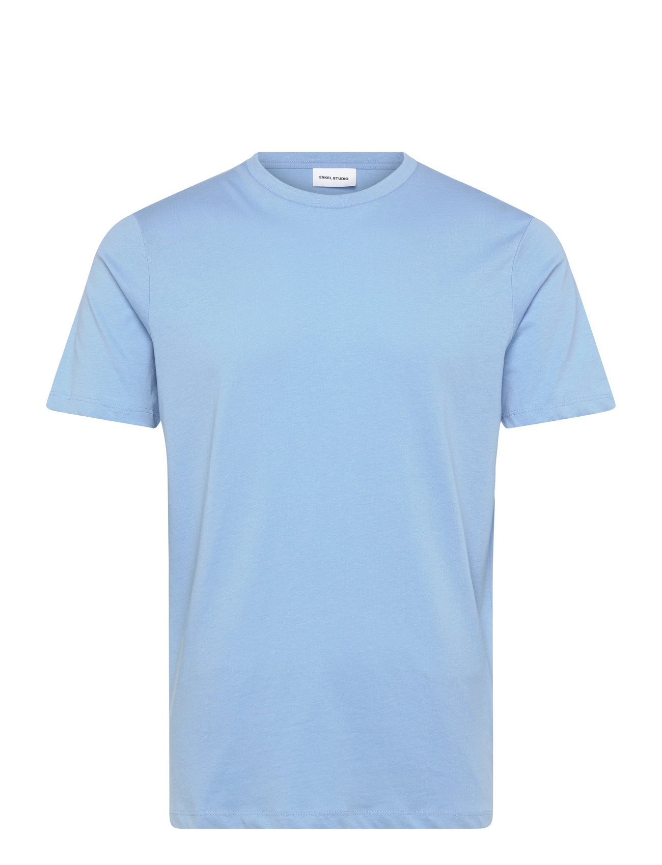 ENKEL STUDIO Basic O-Neck Tee S/S Blau - XL - Herren