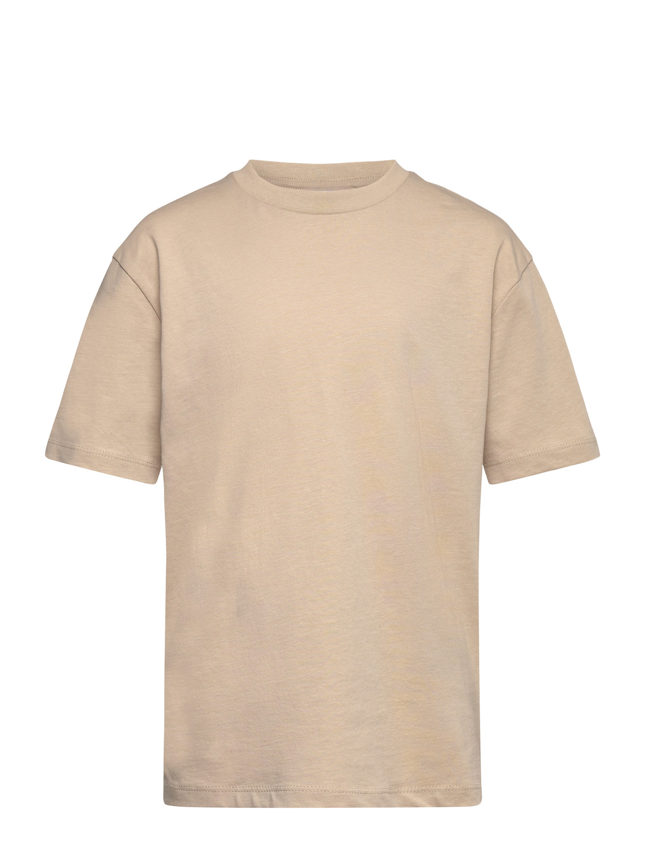 ENKEL STUDIO Basic O-Neck Tee S/S Beige - 122 - Kinder