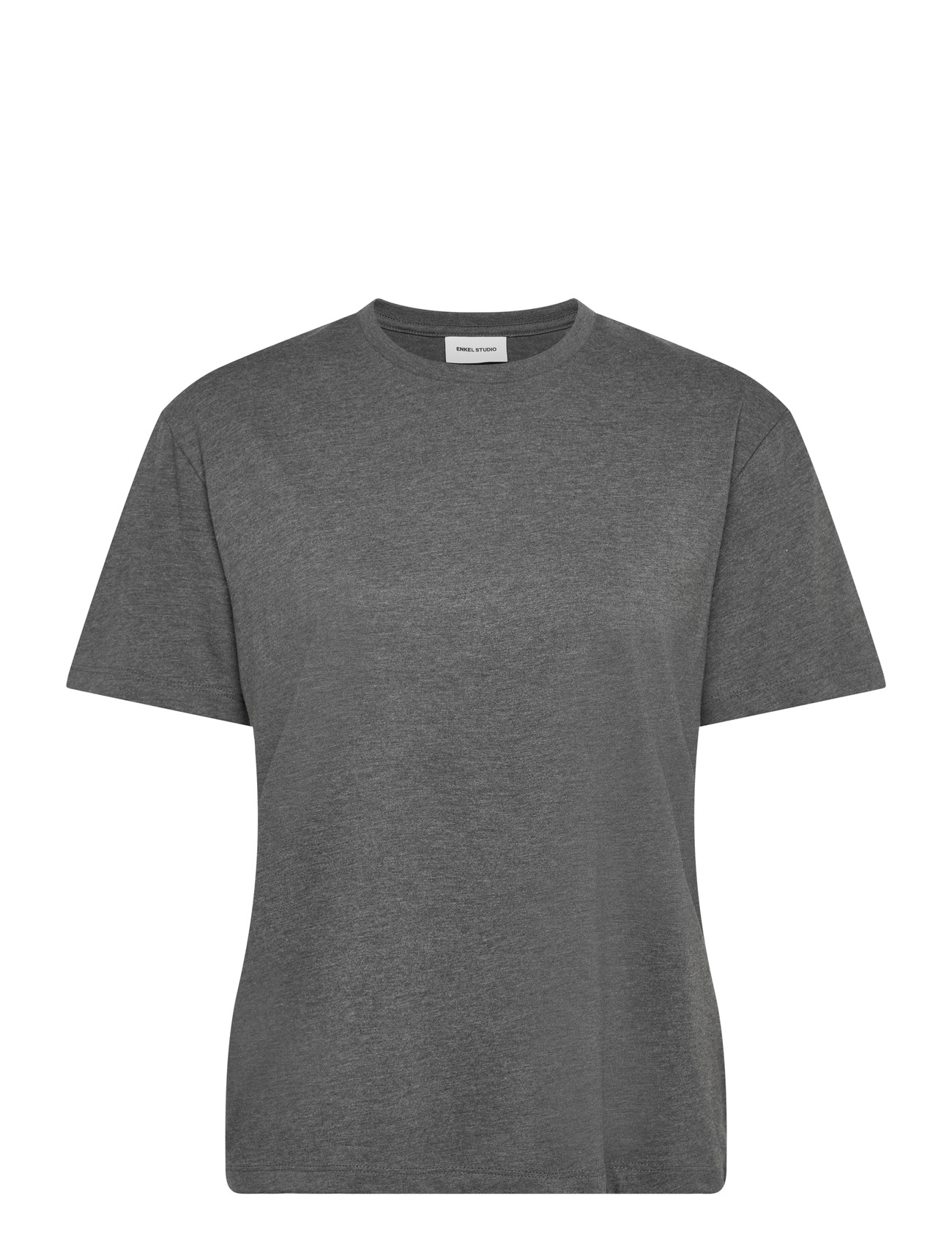 ENKEL STUDIO Basic O-Neck Tee S/S Grau - XS - Damen