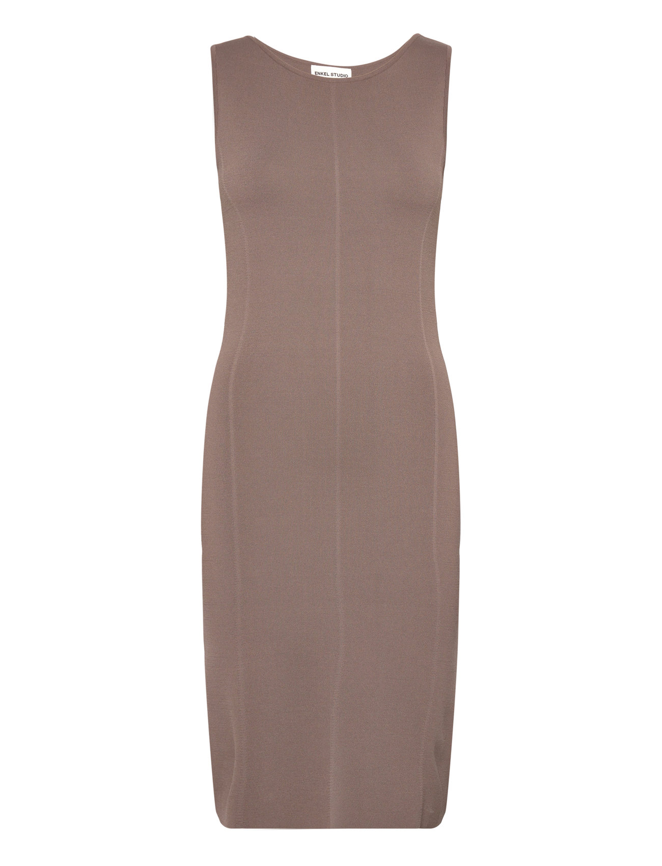 Esgran Dress Short Knit F Brown Enkel Studio