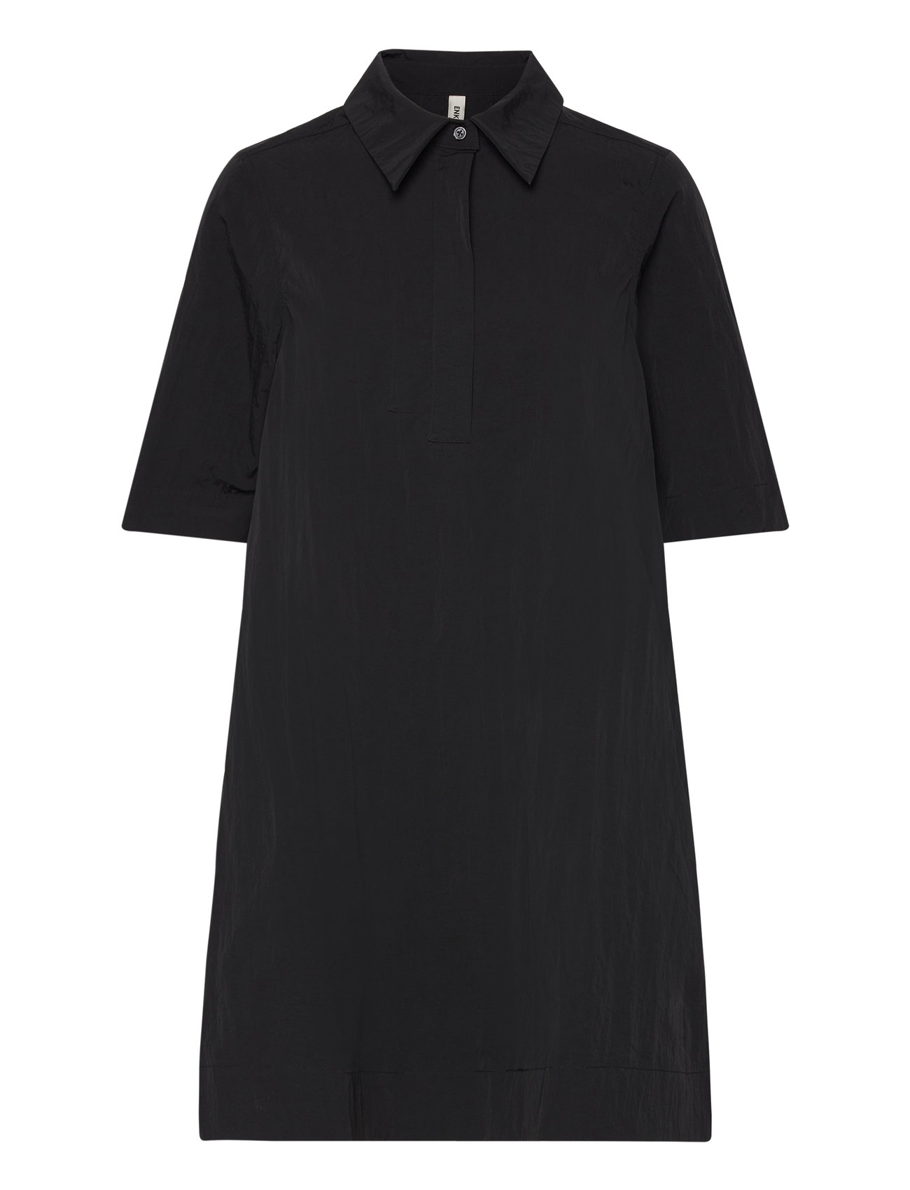 Esgrass Ss Dress Short F Black Enkel Studio