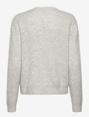 Enkel Studio - Wool pullover - jumpers - light grey melange - 1