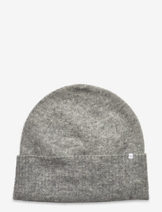 Wool & cashmere hat - huer - light grey melange