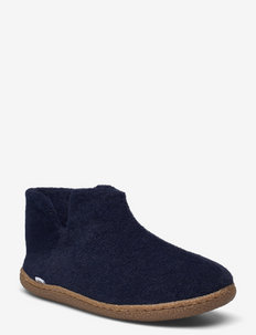 Slippers, high - shoes - navy