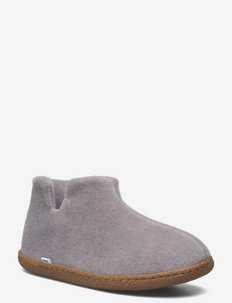 Slippers, high - shoes - soft grey