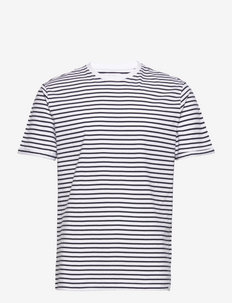 T-shirt - svītraini t-krekli - otto blue stripe print