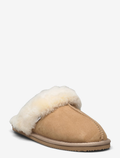 Slippers - slippers - light camel
