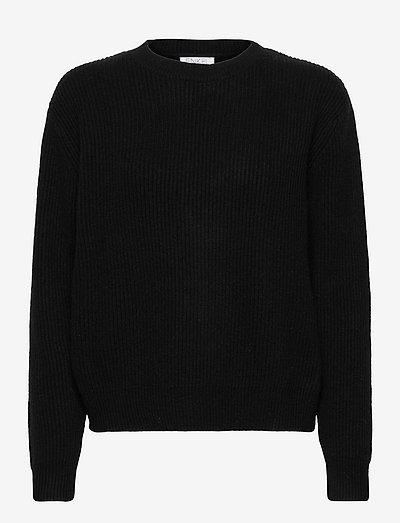 Wool pullover - tröjor - black