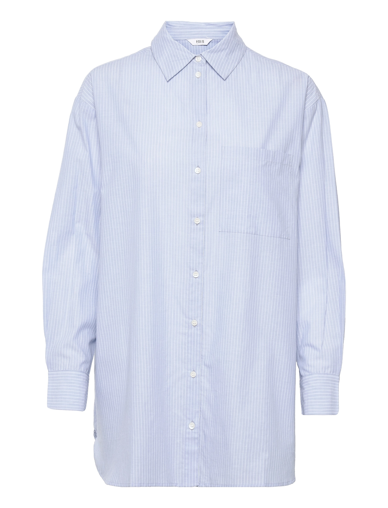 Encalathea Ls Shirt 6870 Långärmad Skjorta Blå Envii