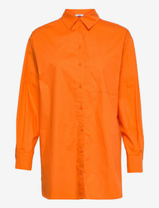 ENCALATHEA SHIRT 6709 - jeansskjortor - sun orange
