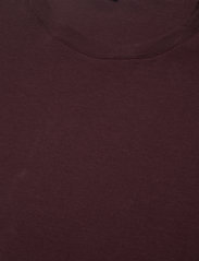 Ermenegildo Zegna - GREY CREW NECK STRETCH COTTON T-SHIRT - t-shirts basiques - oxblood - 2