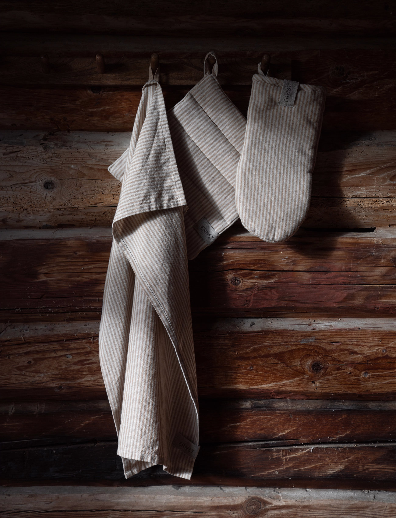 ERNST Owen Glove, 16X30 cm, Brown, Køkkentekstiler > Ovnvanter Og Handsker, Unisex