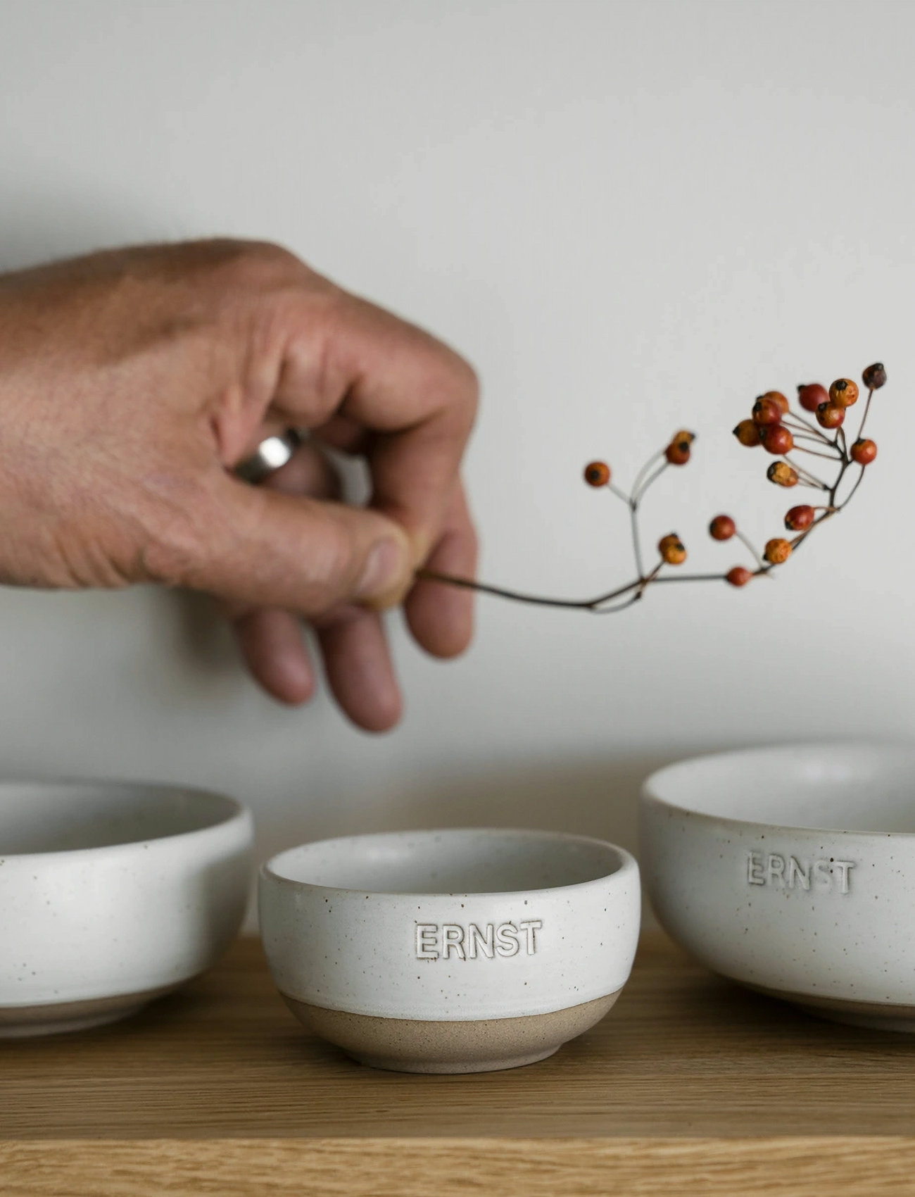 ERNST Bowl, Ø 8 cm, Cream, Skåle Og Serveringsfade > Serveringsskåle, Unisex