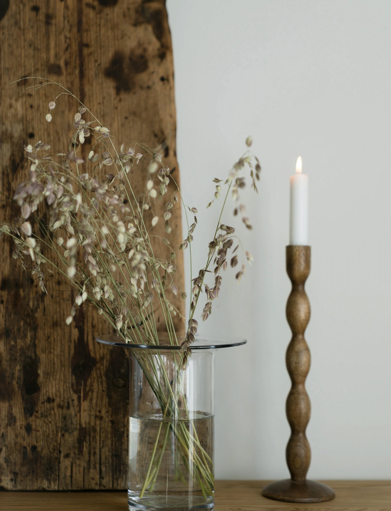 ERNST Glassvase, H20 cm, Nude, Vaser > Cylindervaser, Unisex