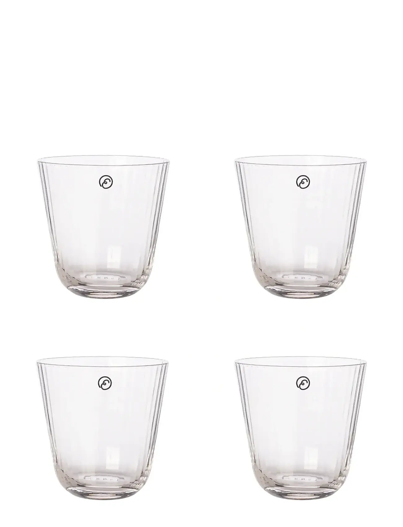 ERNST Drinking Glass 4-Pack, 25 CL, Nude, Glas > Drikkeglas, Unisex