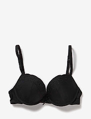 Women Bras with wire push up - BLACK