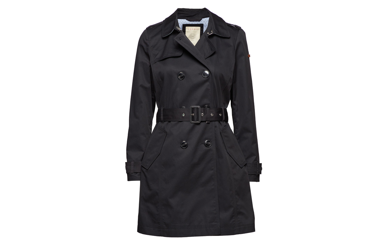 Woven Casual Esprit Coton 100 Green Dark Coats wOnqBPS