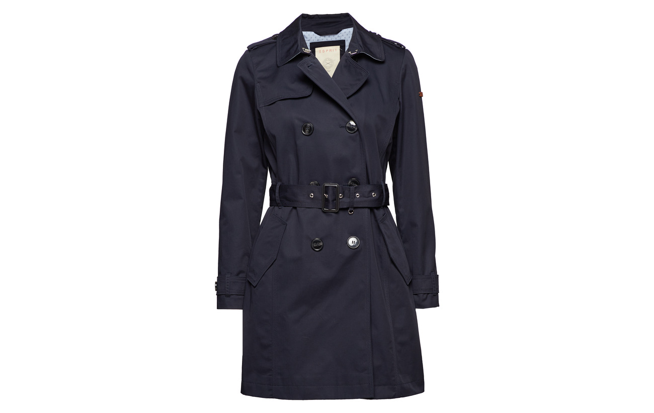 Woven Casual Esprit Coton 100 Green Dark Coats wOnqBPS