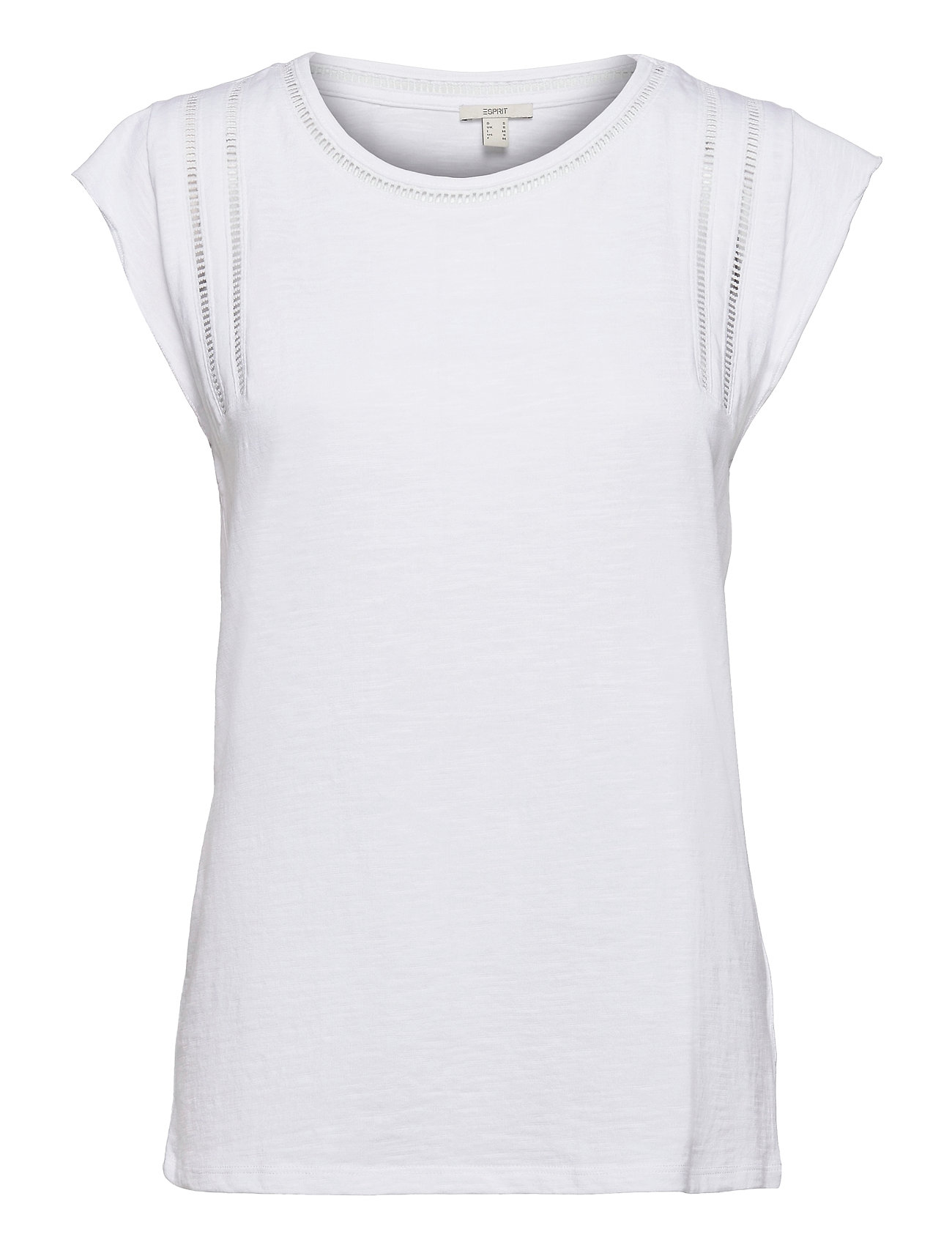 T-Shirts T-shirt Hvid Casual t-shirts & toppe fra Esprit til dame i Hvid -