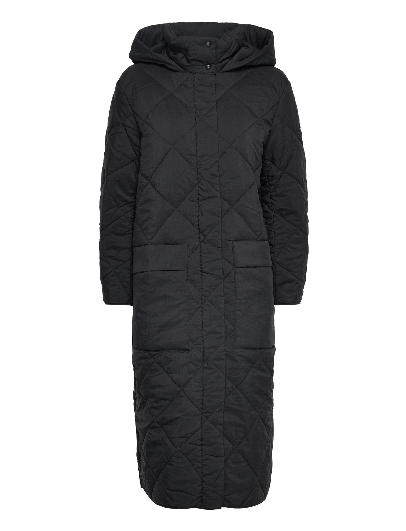 Esprit Casual Long Quilted Coat With Hood - & Frakker - Booztlet.com