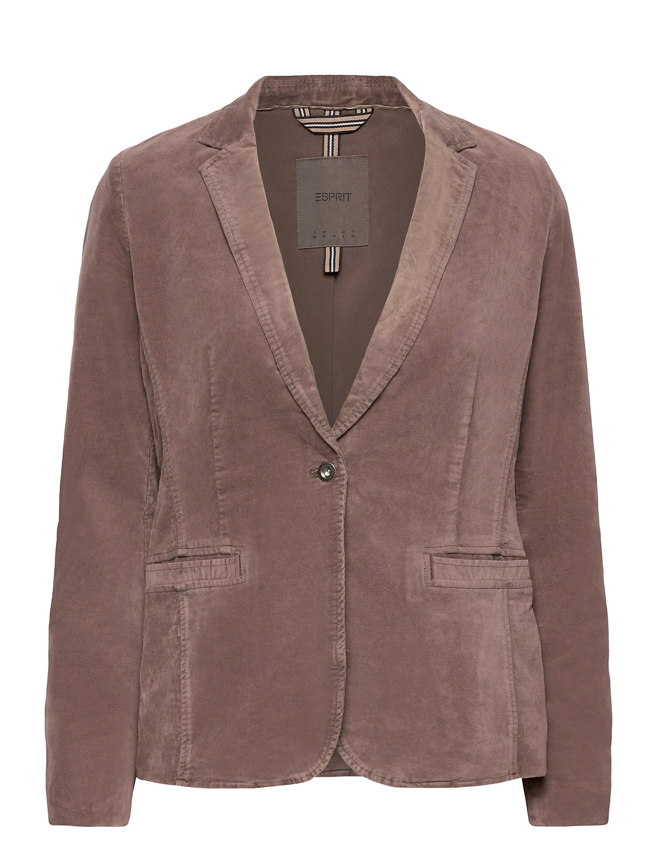 Women Blazers Woven Regular Brown Esprit Casual