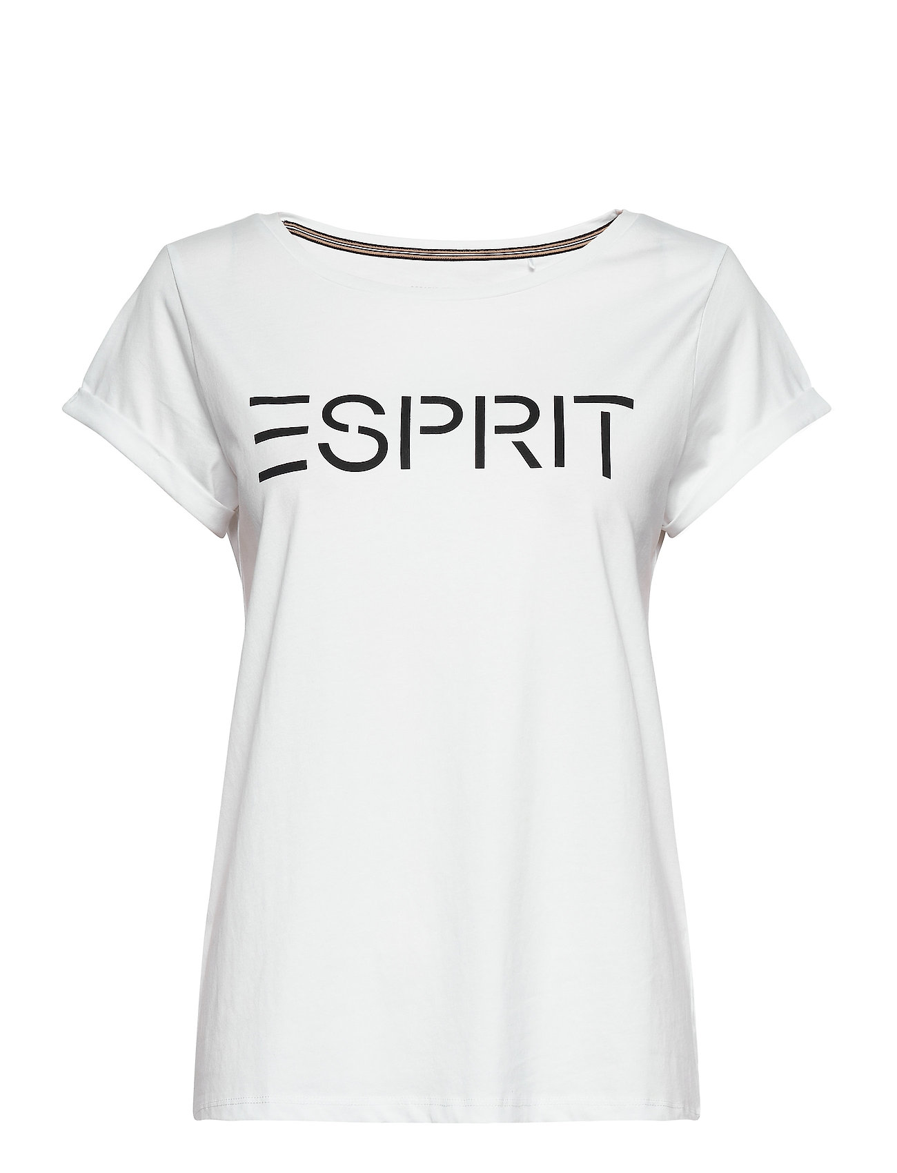 T-Shirts T-shirts & Tops Short-sleeved Valkoinen Esprit Casual