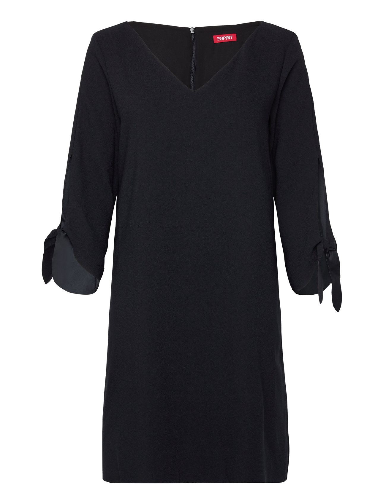 Dresses Light Woven Kort Klänning Black Esprit Casual